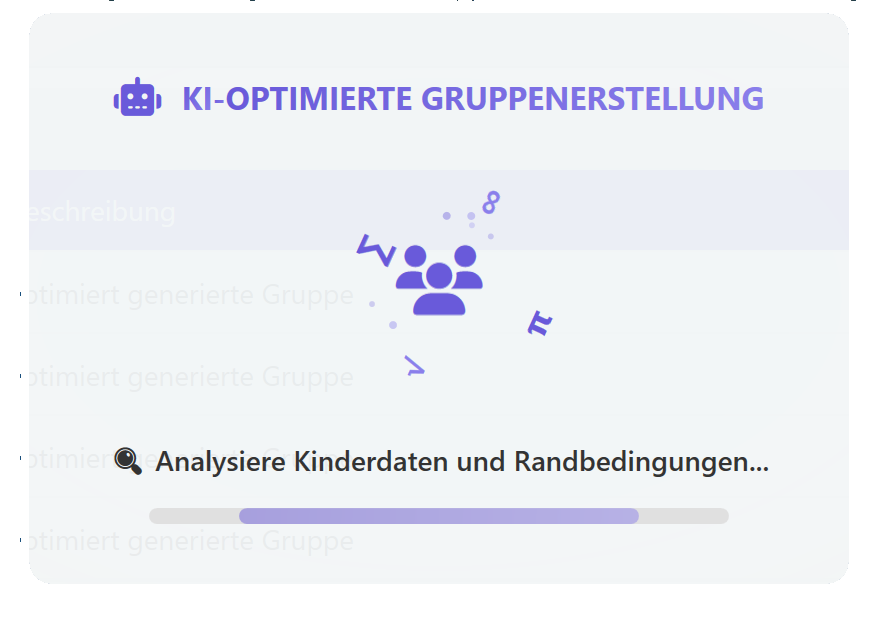 KI-optimierte Klassenplanung und Klasseneinteilung - Automatische Klassenaufteilung Software